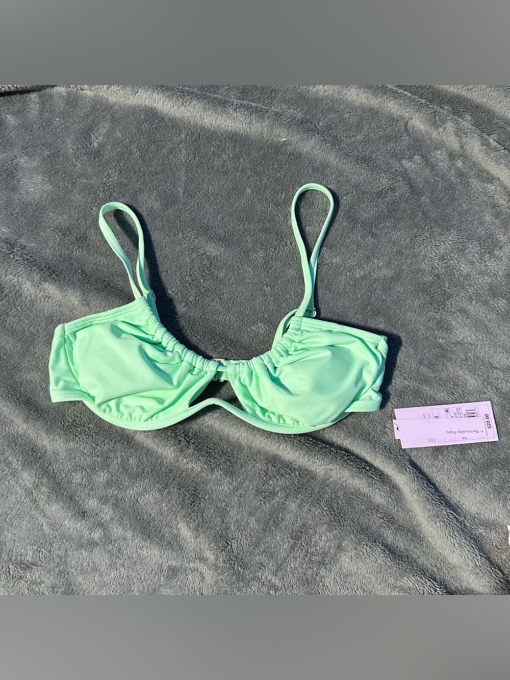 NWT Wild Fable Women’s Lime Green Underwire Bikini - Removable Padding - Medium